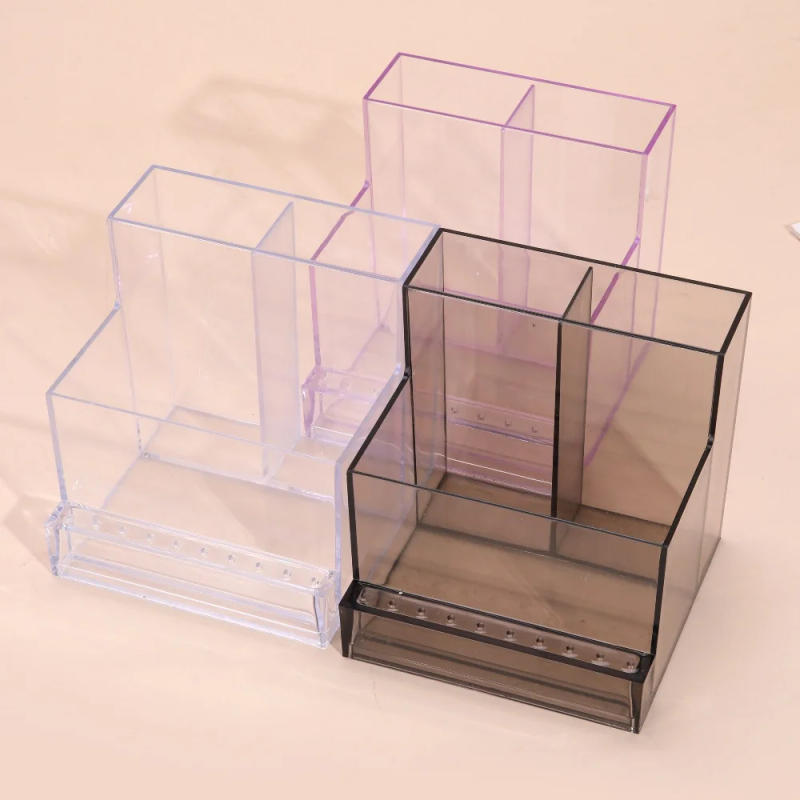 Description Picture 2 of item1PC 10 Holes Nail Drill Bits Holder Stand Storage Manicure Tools Displayer Container Box Organizer Salon