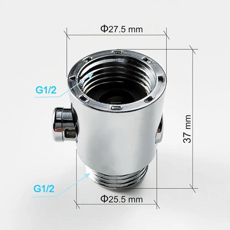 Description Picture 2 of itemFlow Regulator Shower Head Arm Diverter Water Stop Valve Shut-Off Valve Sprayer Shut-Off Switch Bathroom Parts Bathroom Fixture