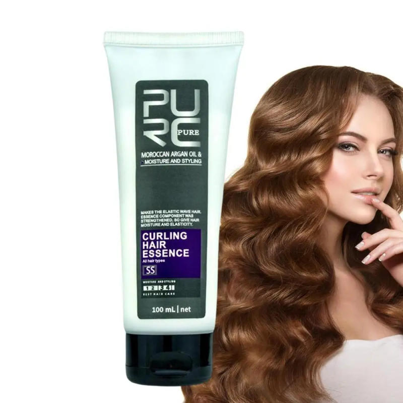 Description Picture 2 of itemCurly Defining Cream 100ML Hair Styling Products For Wavy Hair Shiny And Hydrating Curly Hair Gel Color Safe And Heat Protectant