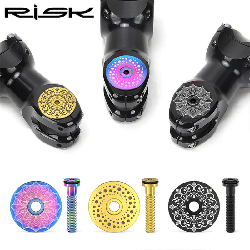 Description Picture 4 of item2025 New SISK Titanium alloy Cap Kit M6*30MM Bicycle Stem Bolts Ultralight Hollow Screw Bicycle Headset Top Cover