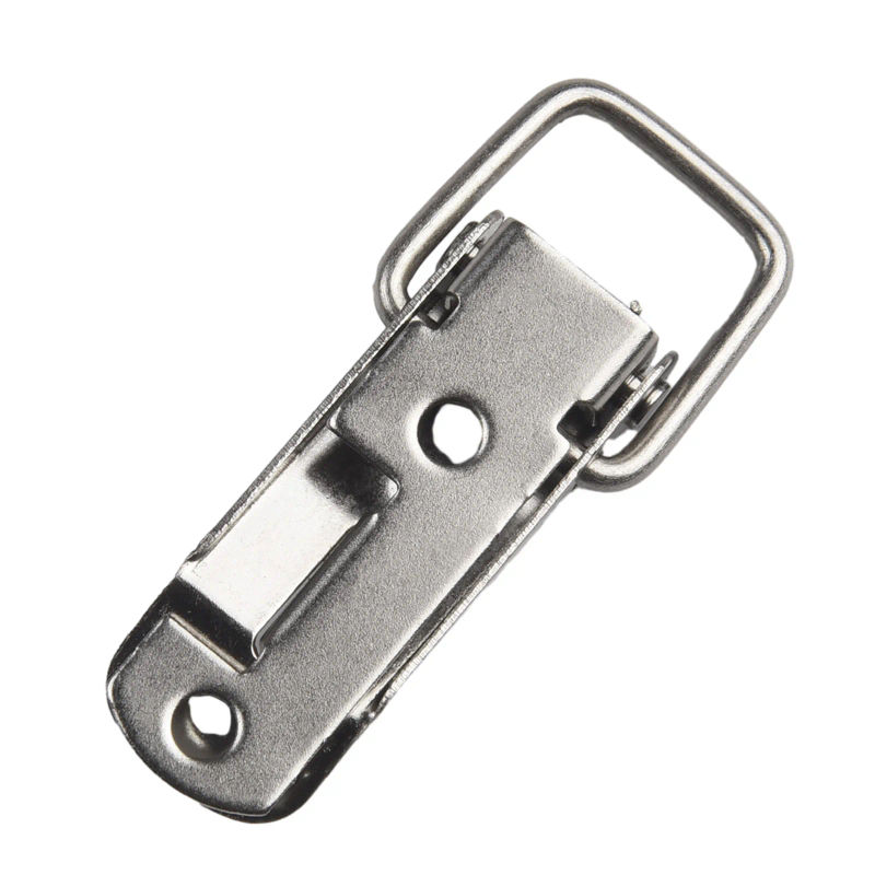 Description Picture 5 of item4pcs Door Latch Iron Cabinet Boxes Handle Toggle Lock Clamp Hasp 7.2*2.7cm Duck Billed Buckles With Lock Furniture Hardware