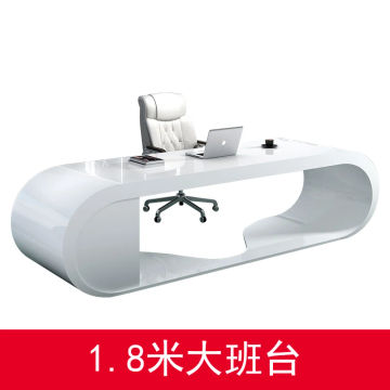 Luxury paint desk, large shift, simple modern desk, scientific and technological desk, atmospheric desk