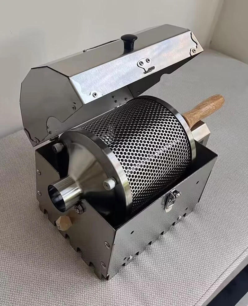 Description Picture 5 of itemAS1-S400T Household Coffee Roaster Commercial Coffee Bean Roaster Thermal High Temperature Resistant Stainless Steel Drum