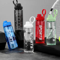 750ml Sports Water Bottle Outdoor Fitness Water Cup Camping Mountaineering Portable Fitness Jug