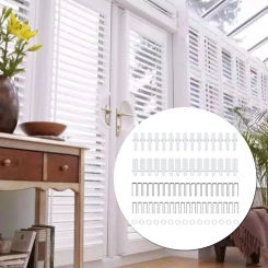 85 Pcs Plantation Shutters Repair Tool Set Shutter Louvers Tilt-Rod Repair Pins B03D