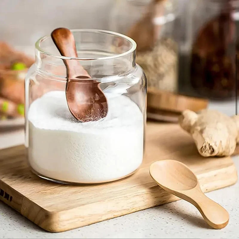 Description Picture 5 of item10/1PCS Mini Wooden Spoon Short Handle Kitchen Wood Spoons Spice Condiment Sugar Coffee Honey Scoops Home Kitchen Accessories