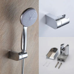 ABS Bathroom Fixture Hardware Accessories Shower Head Holder Support Bracket Wall Mount Rack Sprayer Fixed Base