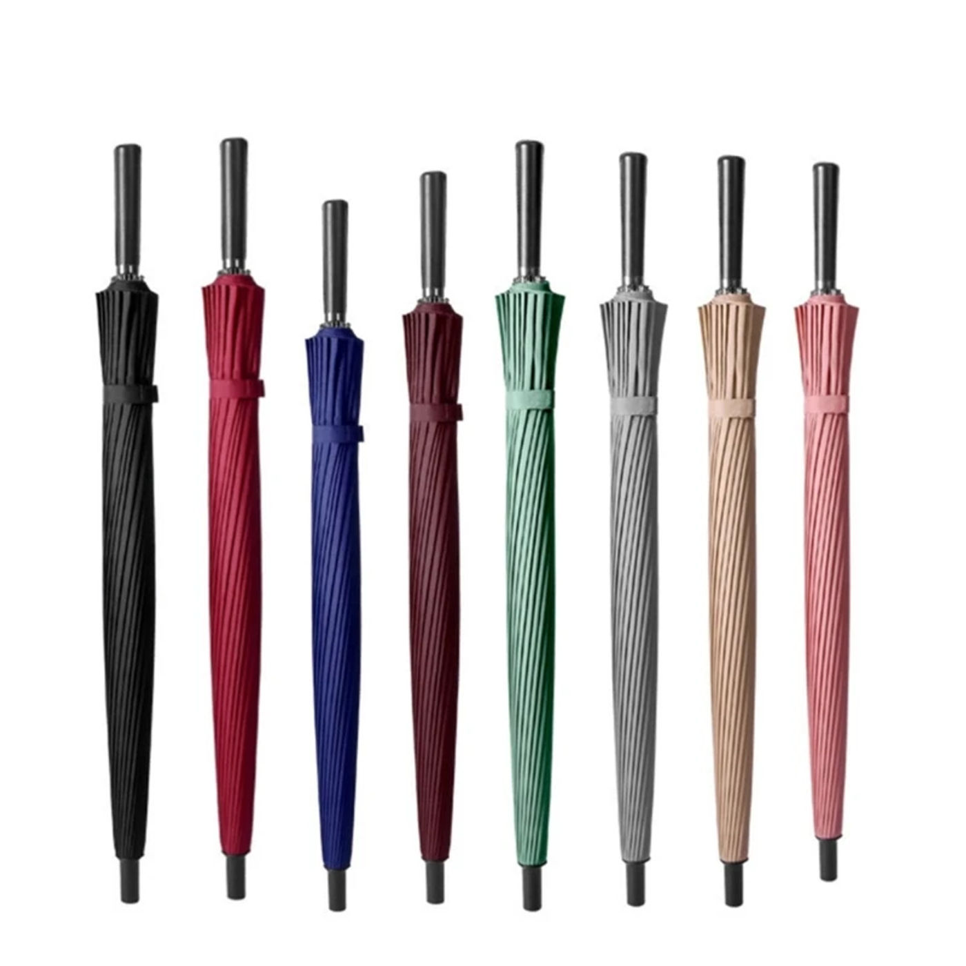 Description Picture 2 of itemPractical Business Umbrella Large Size 24 Rib Long Handle Umbrella Travel friendly Rain Cover Rain Gear for Protections