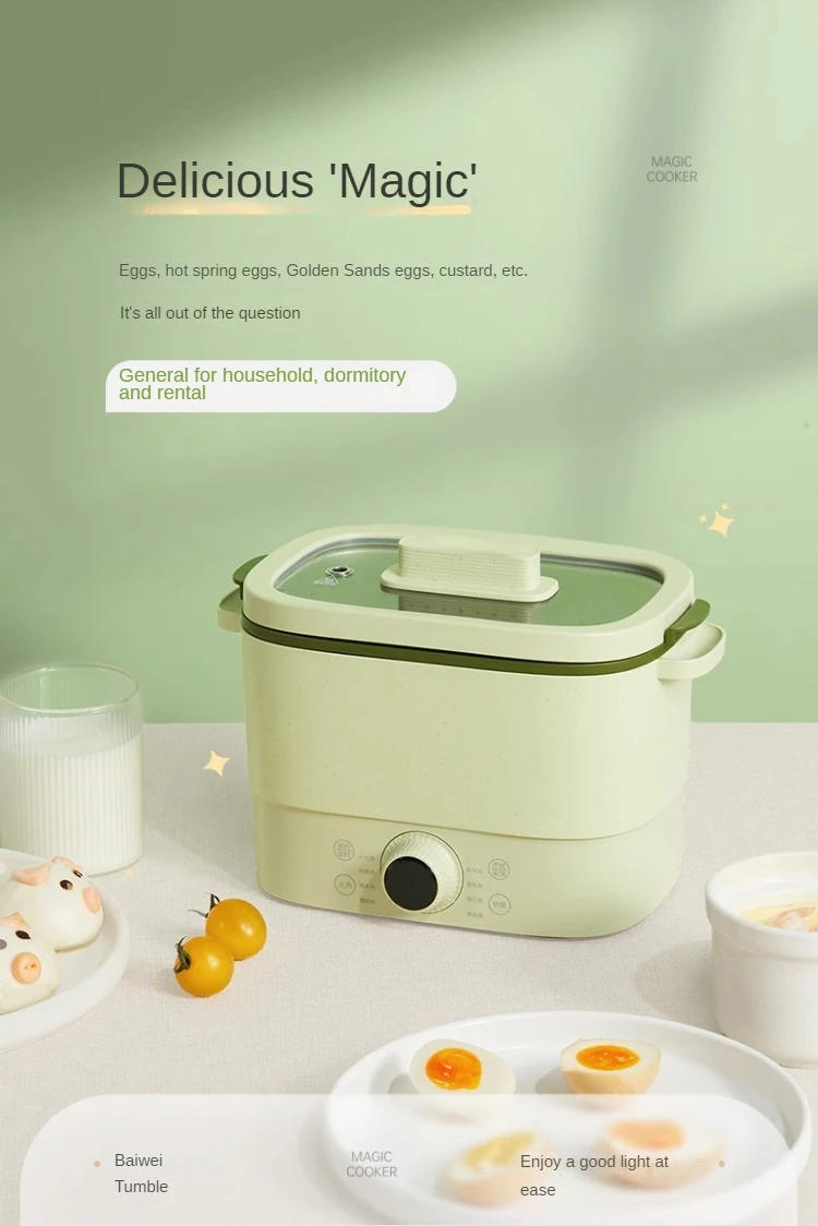 Description Picture 2 of item220V Automatic Electric Egg Boiler for Salad Household Multi Cooker Food Steamer Auto-off  for Breakfast