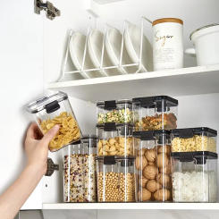 Eco-Premium Dry Food Storage: Best-Selling, Airtight Containers with Secure, Leak-Proof Lids