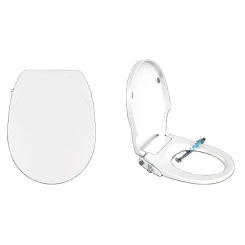 Bidet Toilet Seat Personal Hygiene Adjustable Spray Bidet Seat for Elongated Toilets Nozzle Cold Water Toilet Lid WC Toilet Seat