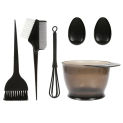 5Pcs/set Hair Dye Color Brush Bowl Set with Ear Caps  Tint Dying Coloring Applicator dressing Styling Accessorie