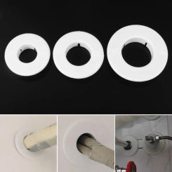 New Plastic Wall Flange Chrome Faucet Decor Faucet Decorative Cover Pipe Wall Covers Faucet Accessories