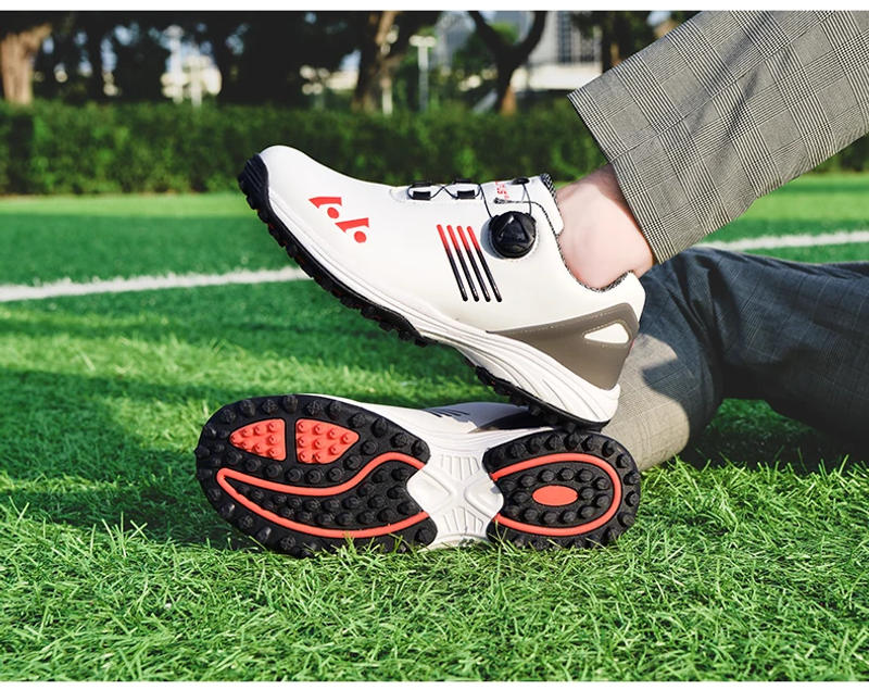 Description Picture 6 of itemMen's Golf Shoe Professional Golf Sport Sneakers Waterproof Trainers Golfing Anti-slip Shoes Comfortable Leisure Shoes