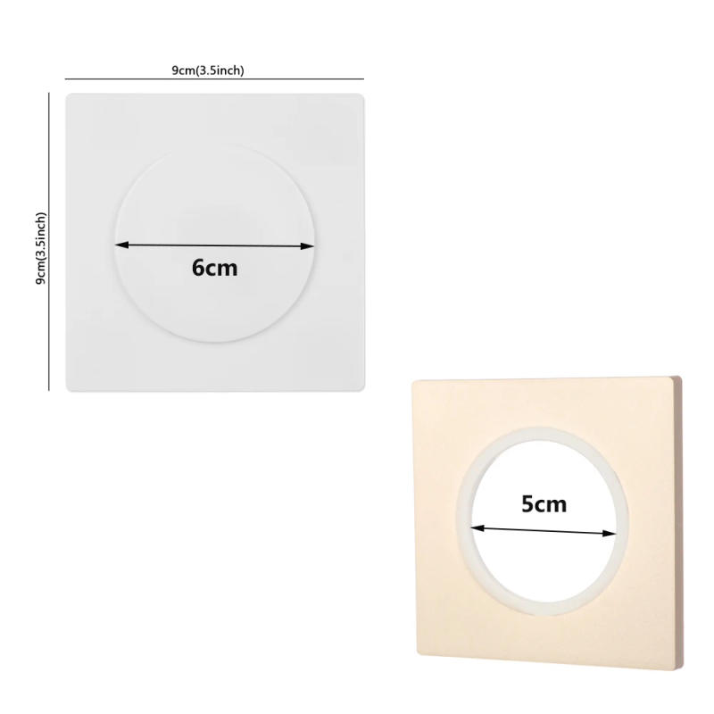 Description Picture 3 of itemWall Wire Hole Cover Vents Decoration Protection Duct Cover Snap-on Panel Decor Cap Reserved Drill Hole Plugging Hardware