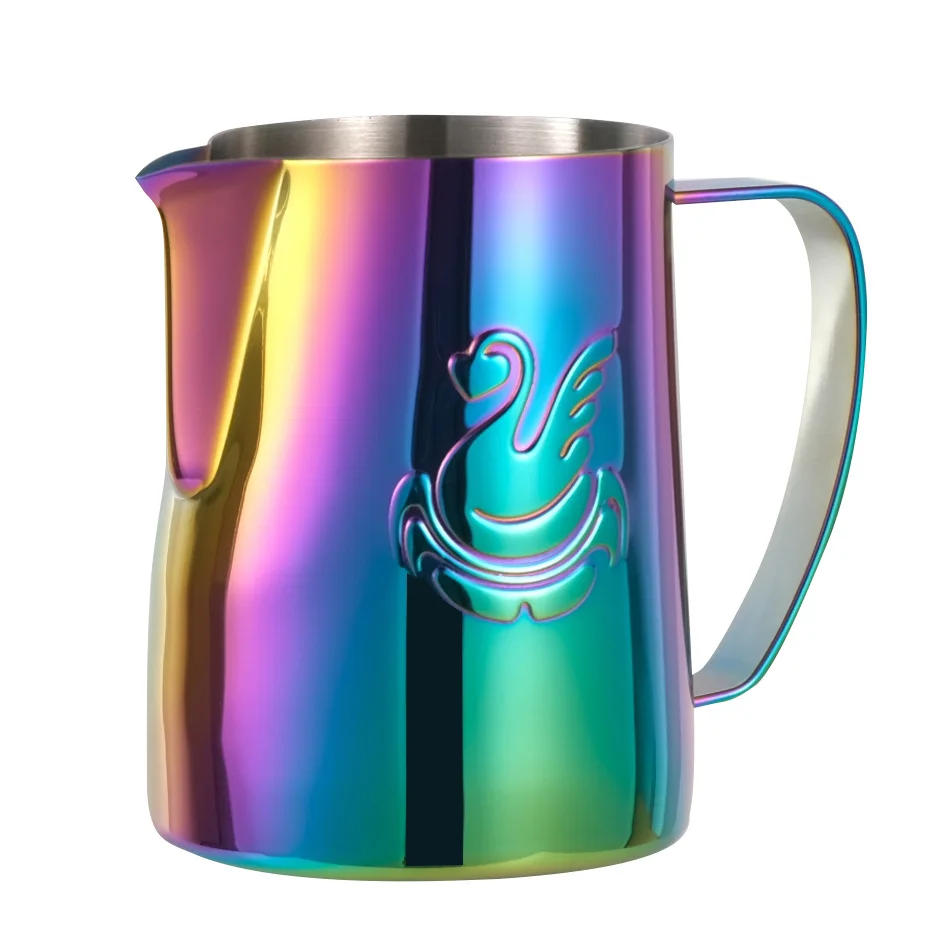 Description Picture 3 of item400ml/600ml Elegant Swan Stainless Steel Coffee Pitcher Milk Frothing Cup Cream Maker Barista Craft Espresso Latte Art Jug Tool