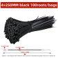 4x250MM 100PCS