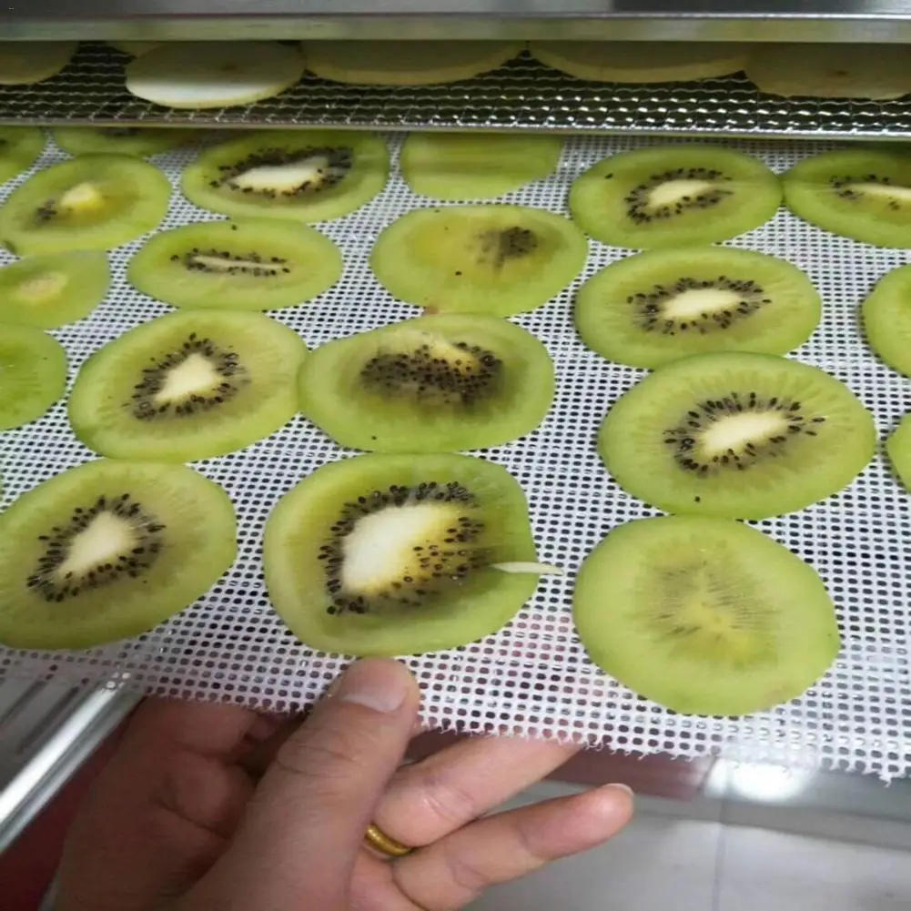 Description Picture 5 of itemSilicone Dehydrator Sheets Non-stick Food Fruit Dehydrator Mats Reusable Steamer Mesh Mat for Fruit Dryer Fruits Buns Dumplings