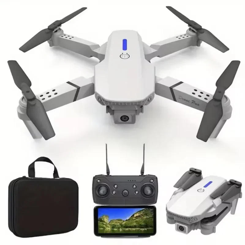 Description Picture 5 of itemNew E88Pro RC Drone 4K Professinal With 1080P Wide Angle Dual HD Camera Foldable RC Helicopter WIFI FPV Height Hold Apron Sell