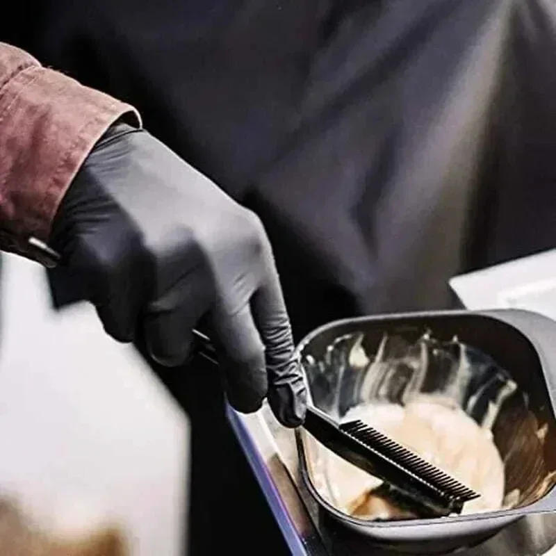 Description Picture 5 of itemDisposable Rubber Gloves Latex Gloves Black Washing Latex Free PVC Gloves Housework Car Industry Gardening Pet Care Cooking Tool