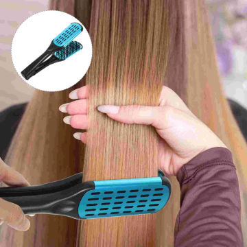 Hair Straightener Tool Hairdressing Clamp Brush Board Comb Styling Bristle Straightening Combs