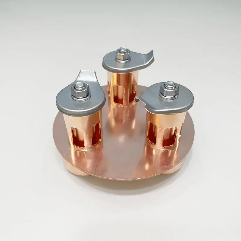 Description Picture 3 of itemNEW Type 4" Copper Bubble Plate Set With Overflow Cap For 4" Tri-Clamp Sight Glass Union Tee,Moonshine,Reflux Column