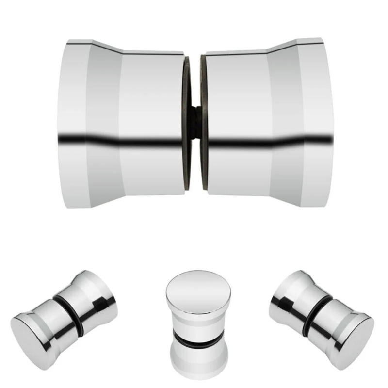 Description Picture 3 of itemChrome Bathroom ABS Replacement Handle Shower Door Knob Single Hole Handle Replacement Handle Bathroom Accessory