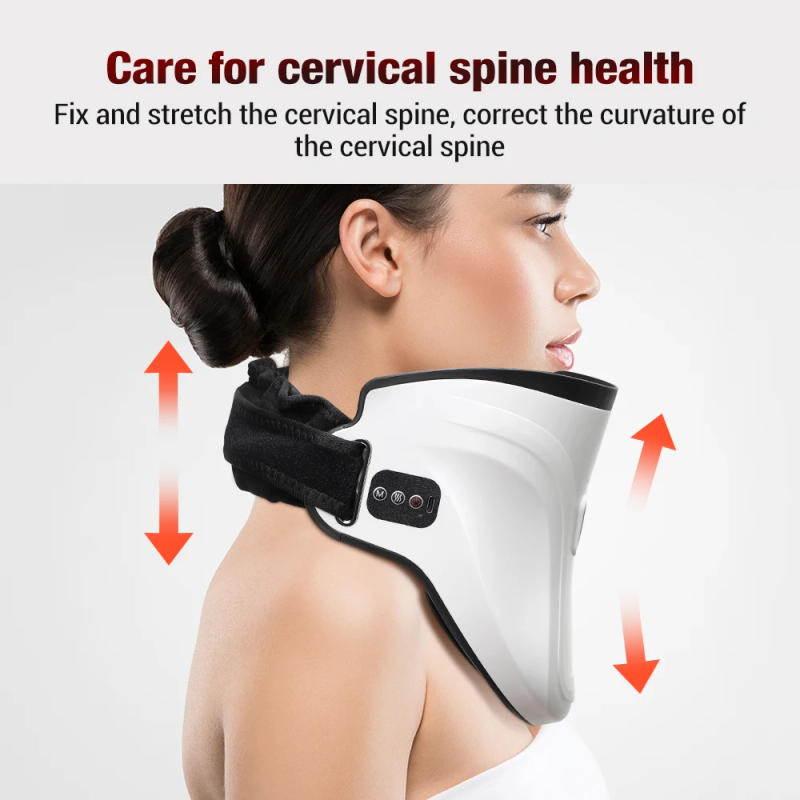 Description Picture 5 of itemNeck Cervical Traction Neck Stretcher Cervical Vertebra Tractor Cervical Spine Brace Airbag Adjustable Neck Massager Support