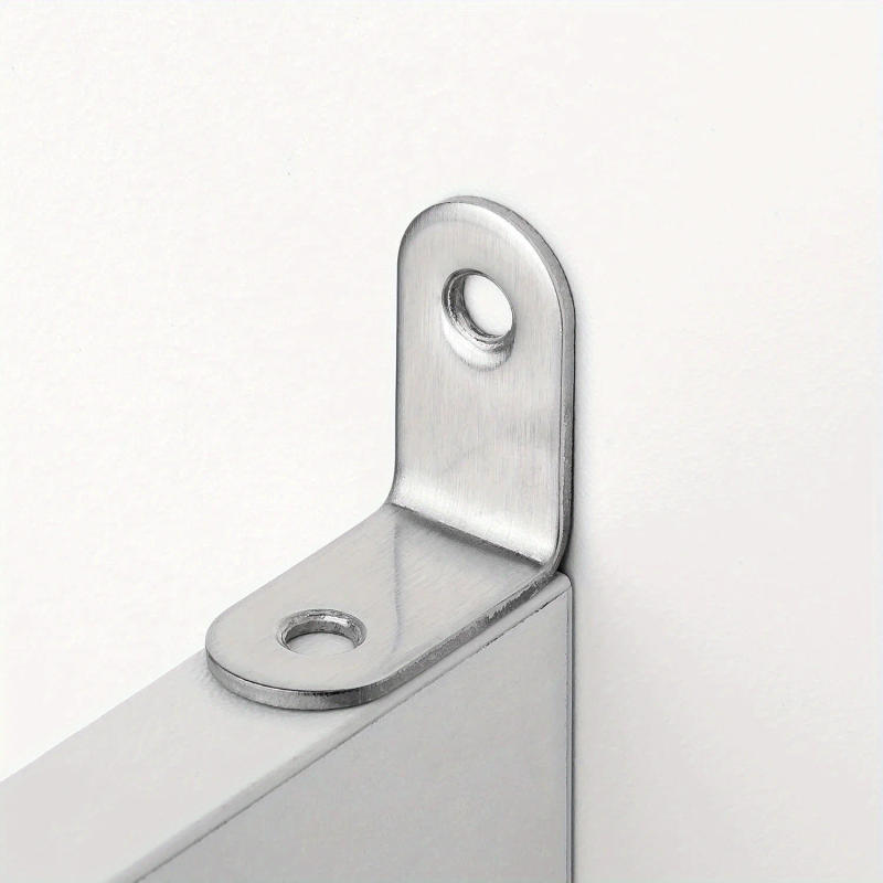 Description Picture 5 of item30 L bracket corner brackets with 60 screws, stainless steel corner brackets, wooden furniture corner fasteners