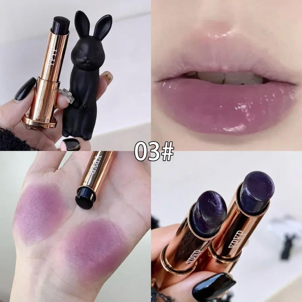 Description Picture 6 of itemBlack Rose Lip Balm Color Change Gloss Transparent Moisturizing Lip Tint Moisturizing  Not Dryness Lipstick Makeup Base Care