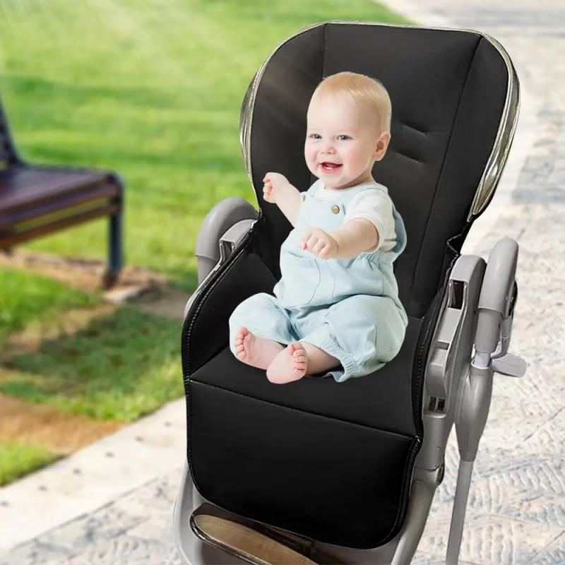 Description Picture 4 of itemToddler High Chair Leather Cover PU Leather Toddler High Chair Cover Pad Protector From Spills And Crumbs Kids Dining Chair