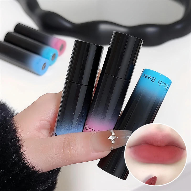 Description Picture 6 of itemMatte Lip Mud Matte Velvet Mousse Grey Pink Lipstick Waterproof Long Lasting Non-Stick Cup Sexy Red Lip Tint Korean Lips Makeup