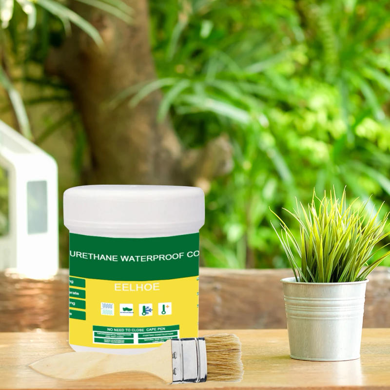 Description Picture 6 of item30/100/300g Transparent Waterproof Agent with Brush Toilet Anti-Leak Glue Mighty Paste Polyurethane for Home for Roof Bathroom