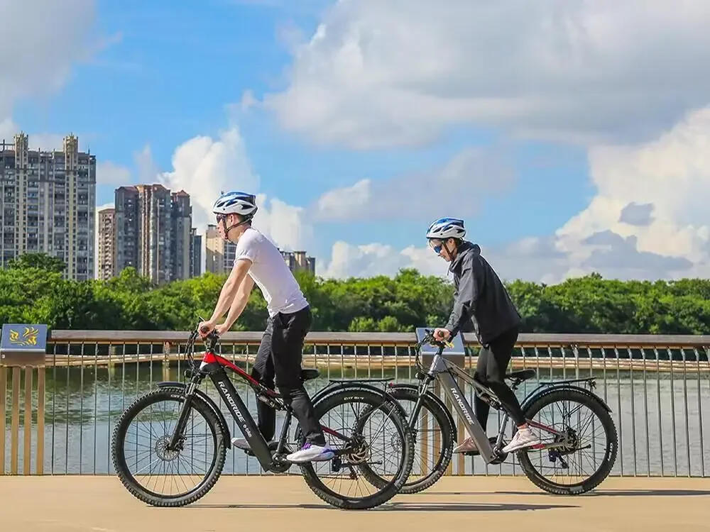 Description Picture 6 of item2025 new YG90 1000W48V17AH hydraulic brake electric road bicycle full suspension electric bicycle suitable for all terrains