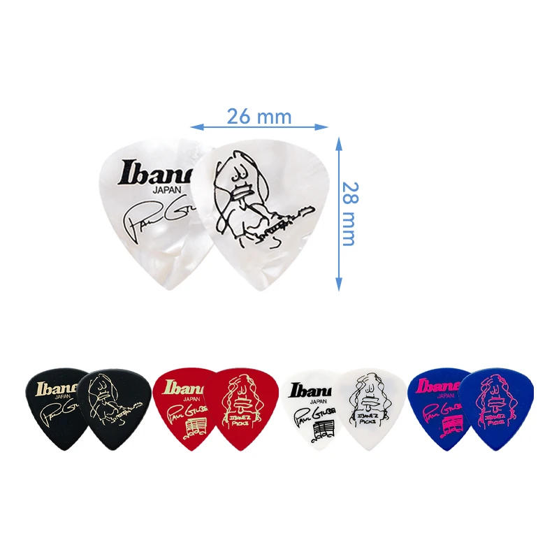 Description Picture 2 of itemIbanez Guitar Picks Paul Gilbert Signature Edition 1.0 mm Original Guitar Accessories