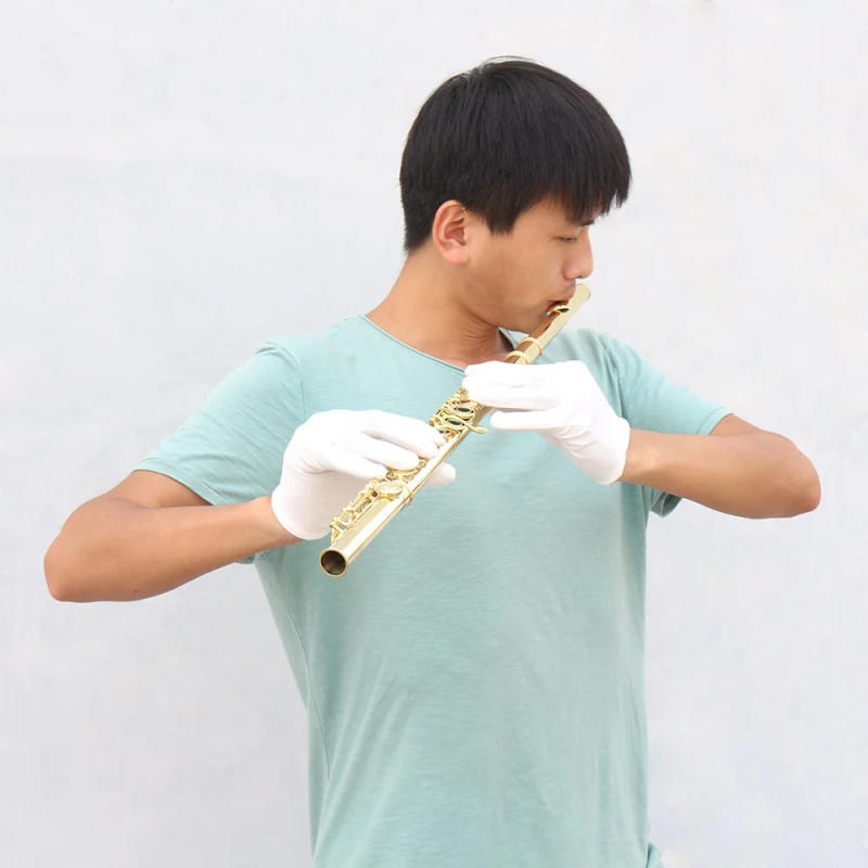 Description Picture 4 of itemSLADE Flute 16 Closed Open Holes C Key Flute Woodwind Instrument Concert Flute Professional Flute With E key Beginners Set