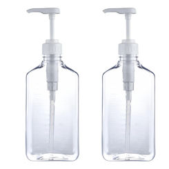 1PC 5CC/8CC/10CC Coffee Milk Tea Syrup Pump Liquid Dispenser Large Capacity Transparent Squeeze Bottle 1600ML