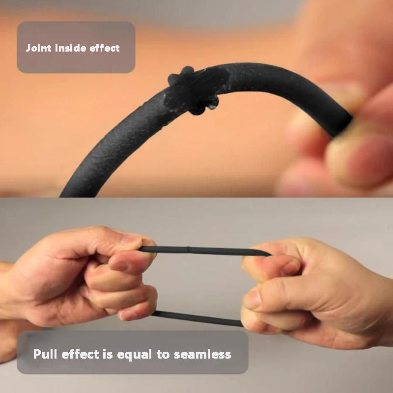 Description Picture 5 of item1 Meter PU Polyurethane Round Belt Anti-static Smooth/Rough Surface Belt Black O-type Transmission Belt Dia 2/3/4/5/6/8/10/12mm