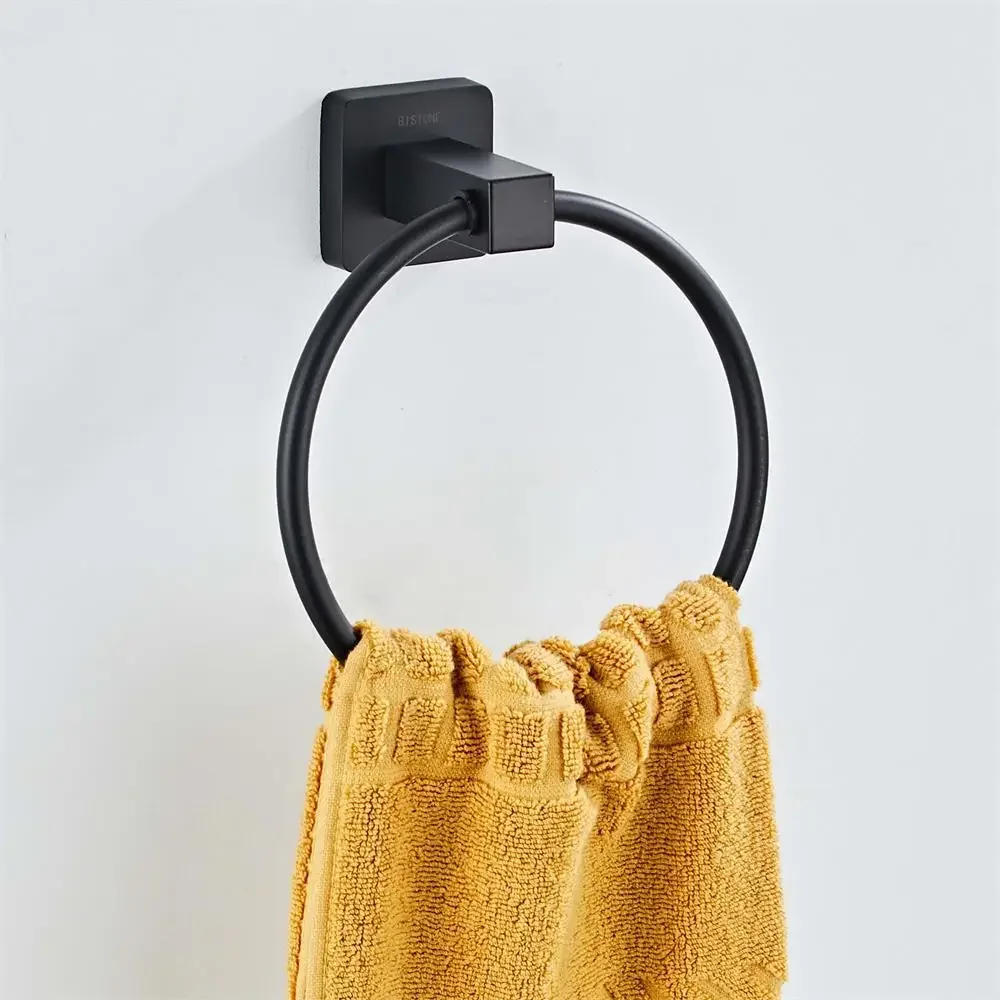 Description Picture 6 of itemNew Black Square 304 Stainless Steel Toilet Paper Holder Bathroom Toilet Paper Holder Sanitary Ware Hardware Hanging Parts