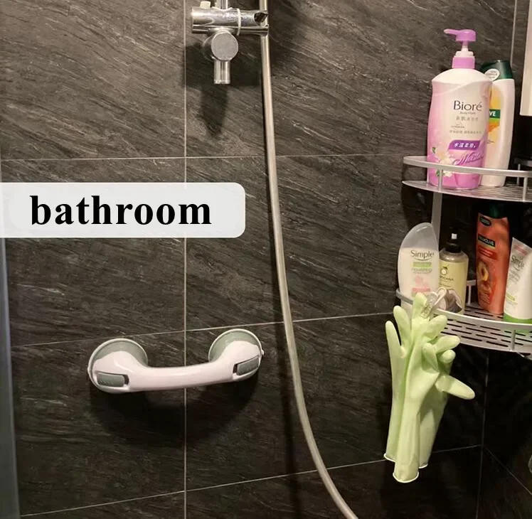 Description Picture 3 of itemBarrier Free Handrail Safety Non-slip Bath Shower toilet Grab rail Bars vacuum sucker Elderly disable helper Glass Door Handle
