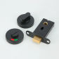 Black with lock