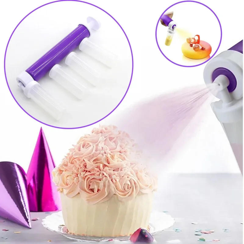 Description Picture 5 of itemCake Airbrush Cake Decorating Tools Cake Decorating Supplies Dessert Kitchen Baking Accessories Pastry Tool Spray Gun
