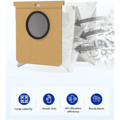 B89B-Vacuum Bags Vacuum Cleaner Bags For Eufy L50 SES, L60 SES Self-Empty Station, 10 Pack