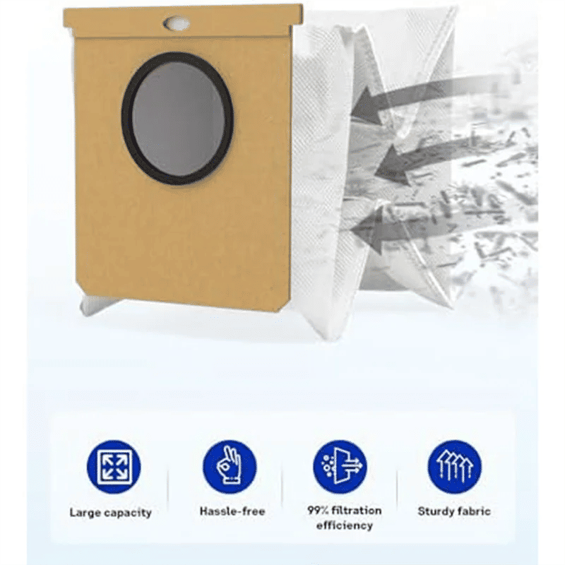 Description Picture 4 of itemB89B-Vacuum Bags Vacuum Cleaner Bags For Eufy L50 SES, L60 SES Self-Empty Station, 10 Pack