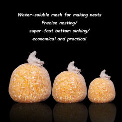 Water-Soluble Net Pva Water-Soluble Fishing Nesting Net Tube Hardcover Paper Card Blister Nesting Bag Fishing Nesting Wild Fishi