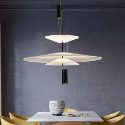 Denmark Designer Flying Saucer LED Umbrella Pendant Lights Modern UFO Hanging Lamp for Home Decor Dining Table Bar Living Room