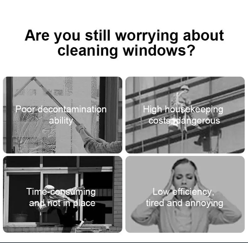 Description Picture 2 of itemWindow Cleaner Robot Smart Water Spray With Automatic Water Spray Function Anti-fall Magnetic Glass Home Smart Cleaning Machine