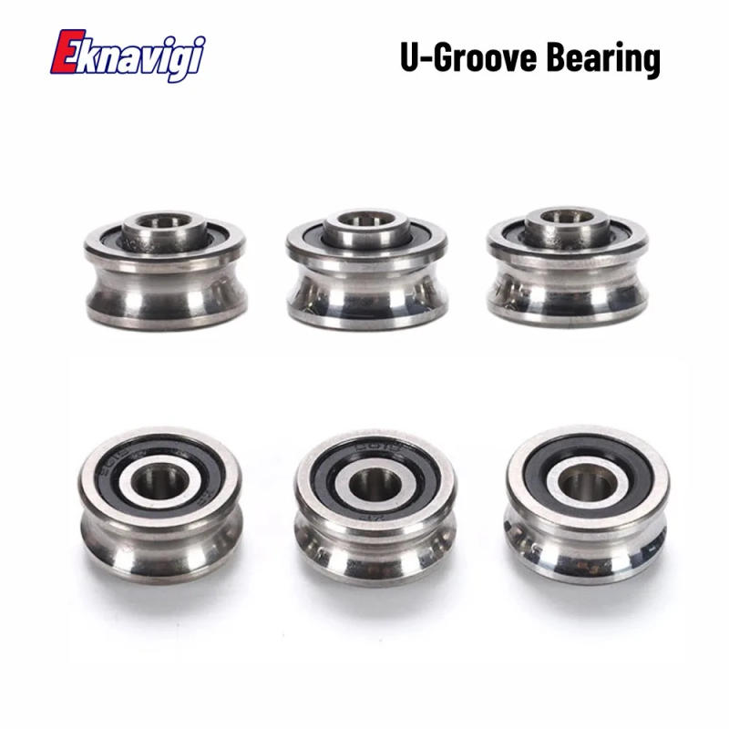 Description Picture 5 of item4PCS SG15 5X17X8MM U-shaped Precision Double Volleyball Bearing Belt Screws With Grooves