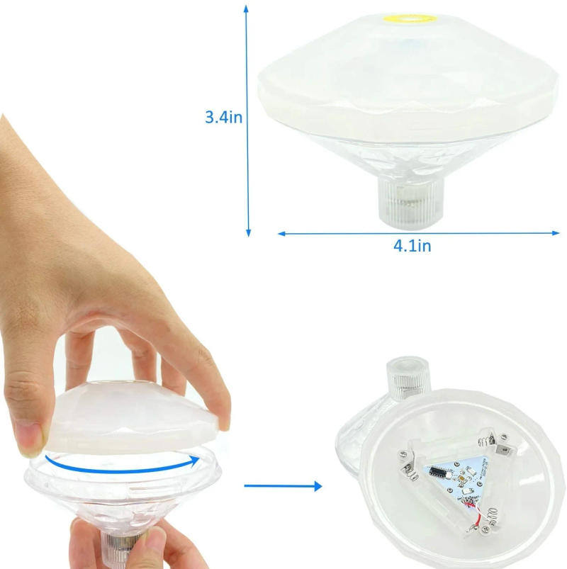 Description Picture 6 of itemFloating Underwater LED Disco Light Glow Show Swimming Pool Hot Tub Spa Lamp Battery Operated Multi Color Underwater Lights