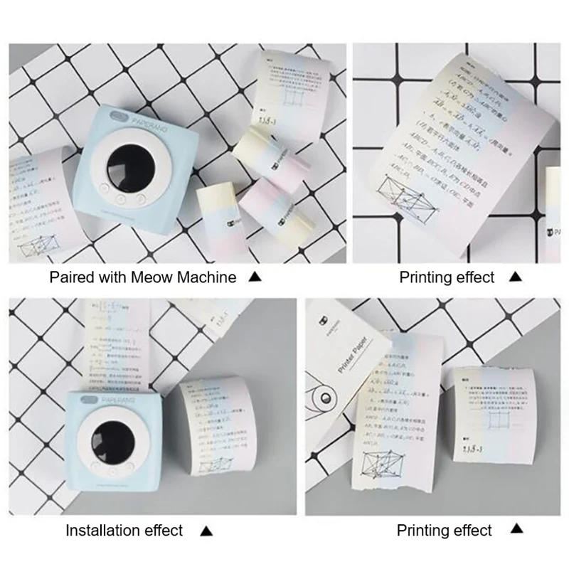 Description Picture 4 of itemMini Printer Paper Self-adhesive Thermal Papers HD Color Label Printers Photo Inkless Printing